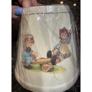 Raggedy Ann & Andy Small Lamp Shade 5" tall NIB Vintage